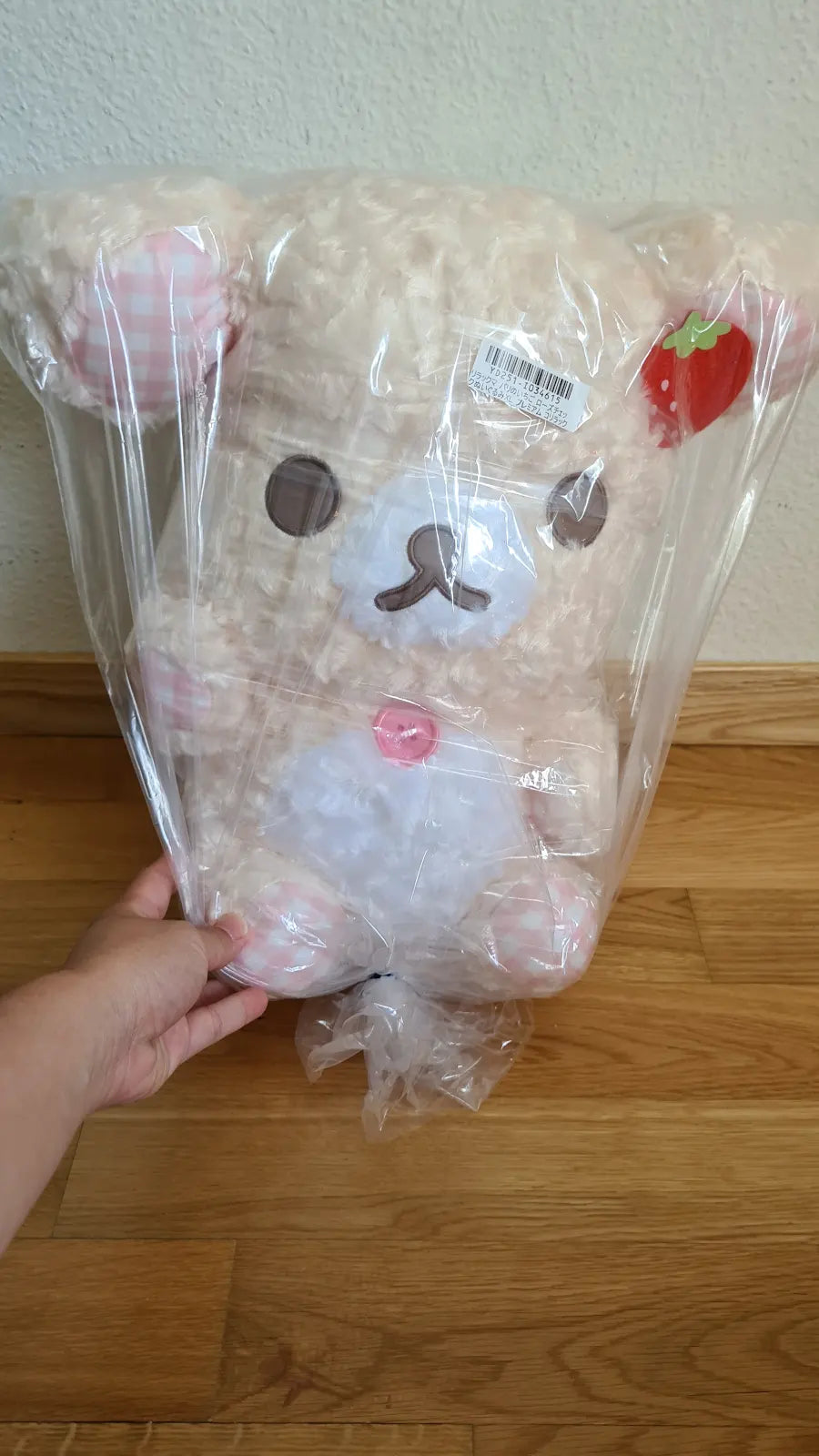 Korilakkuma Strawberry Big Rose Plush