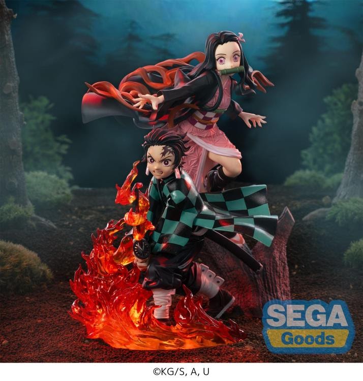Demon Slayer Tanjiro and Nezuko XrossLink SEGA Figure set