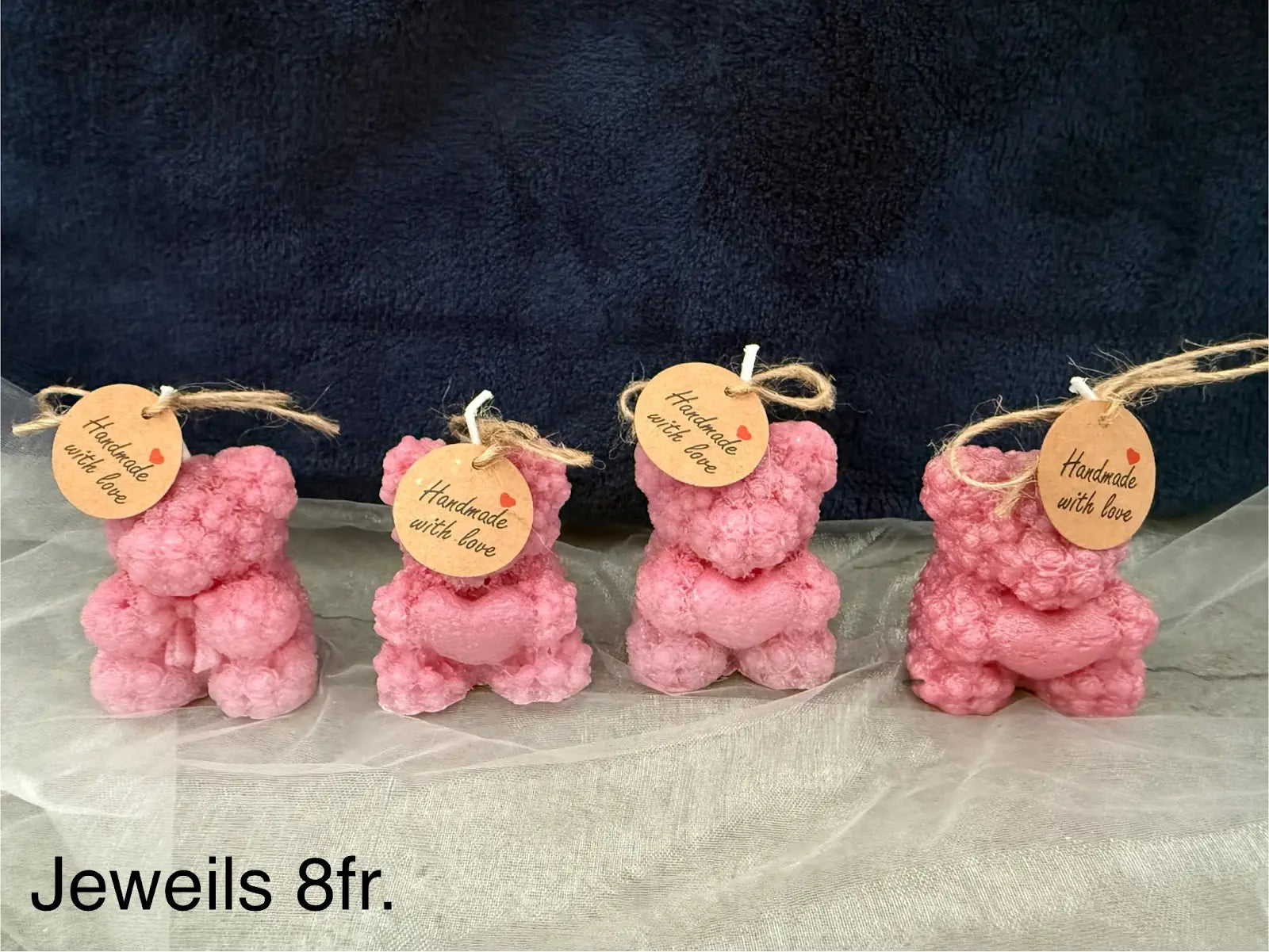 Kerze - Kleiner Bär mit Herz