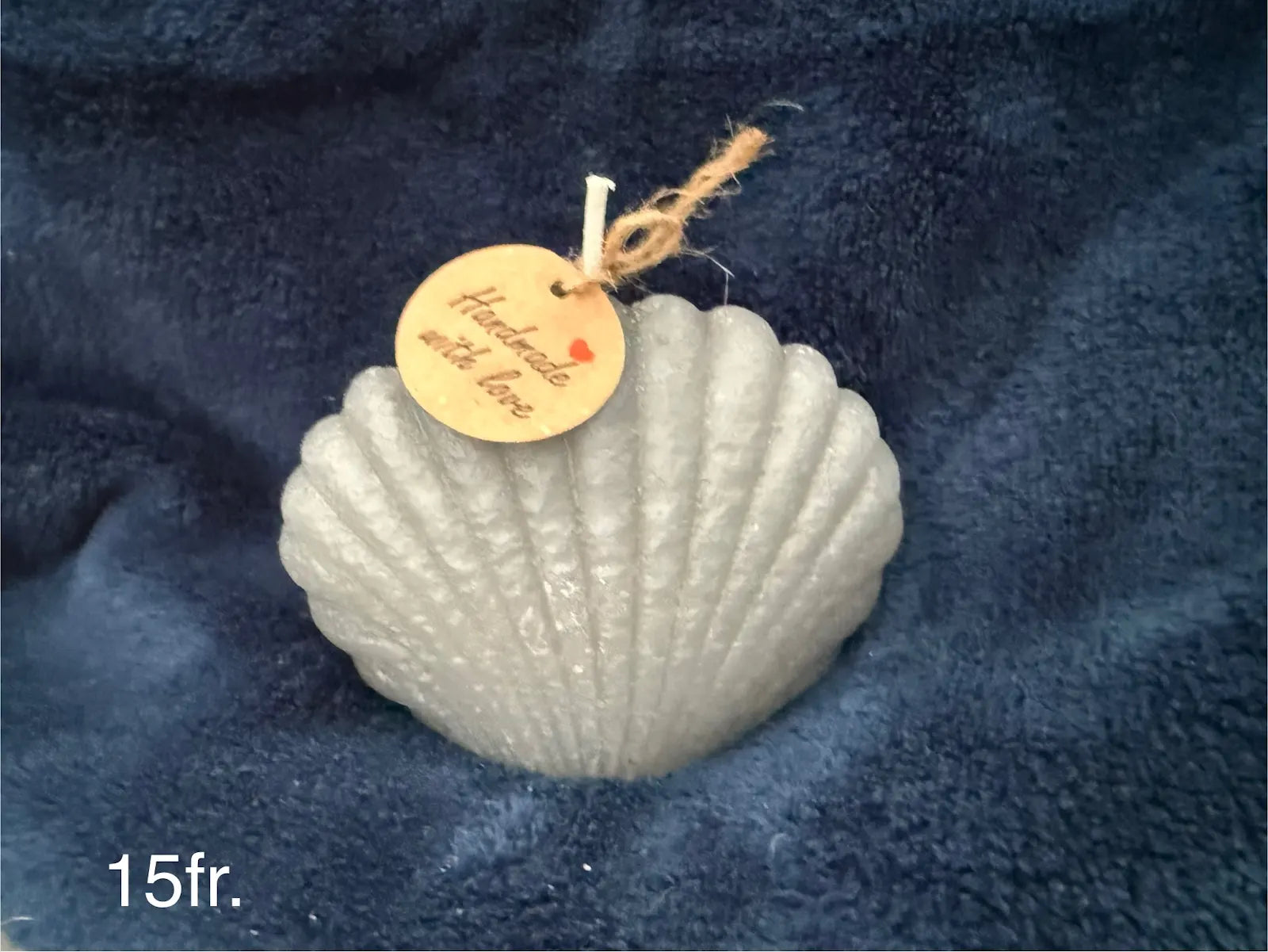 Grosse Muschel Kerze