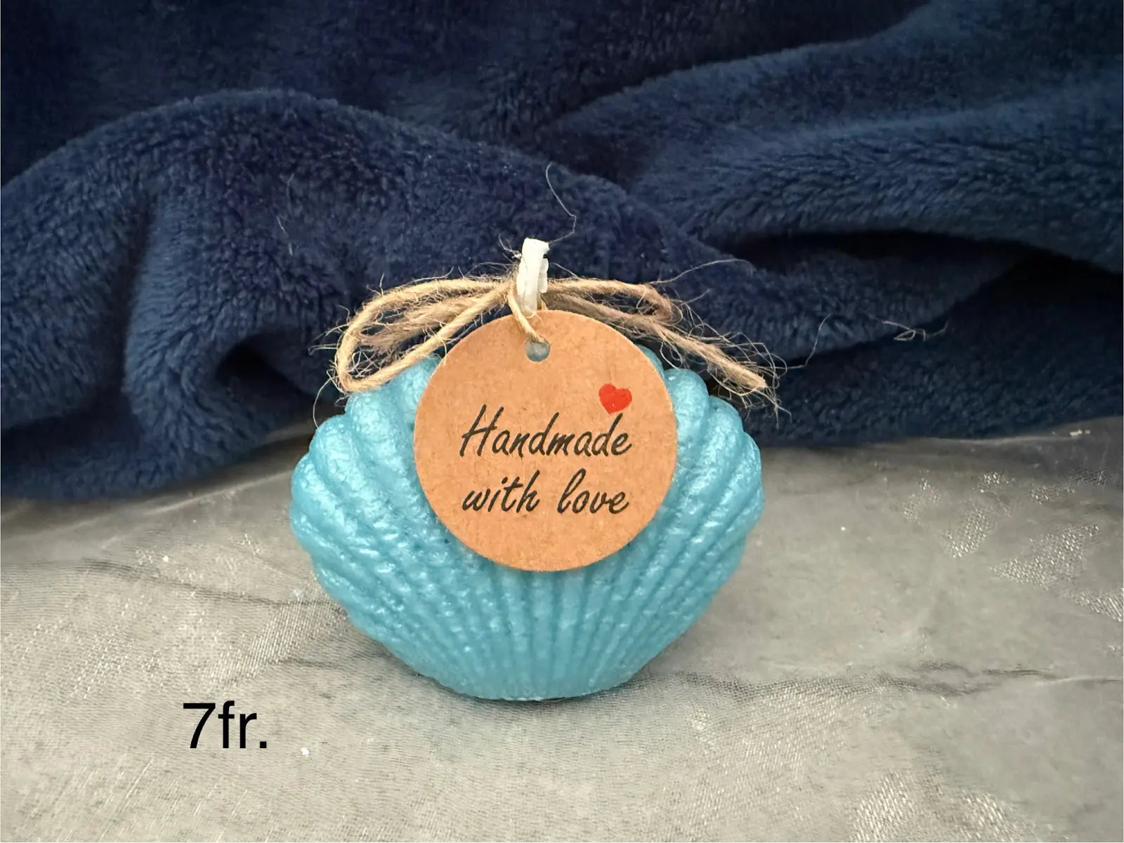 Kleine Muschel-Kerze