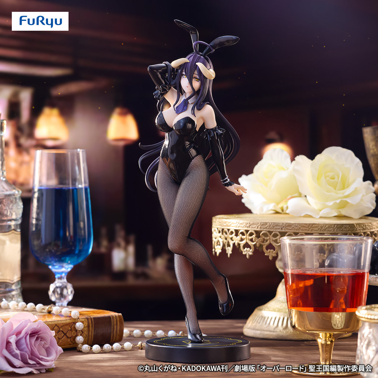 Overlord Albedo Bicute Bunnies Black Figure Furyu