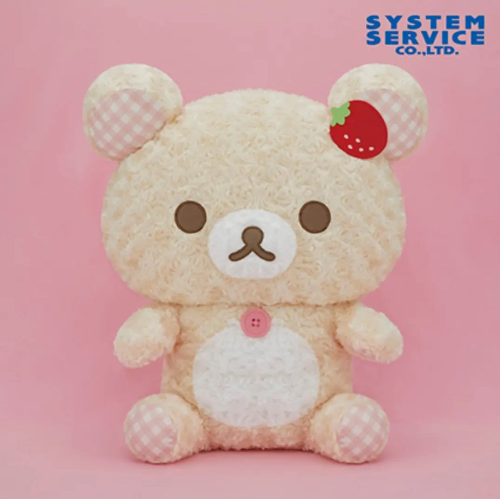 Korilakkuma Strawberry Big Rose Plush