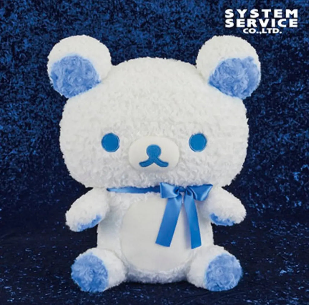 Rilakkuma Premium Blue Big Rose Plush