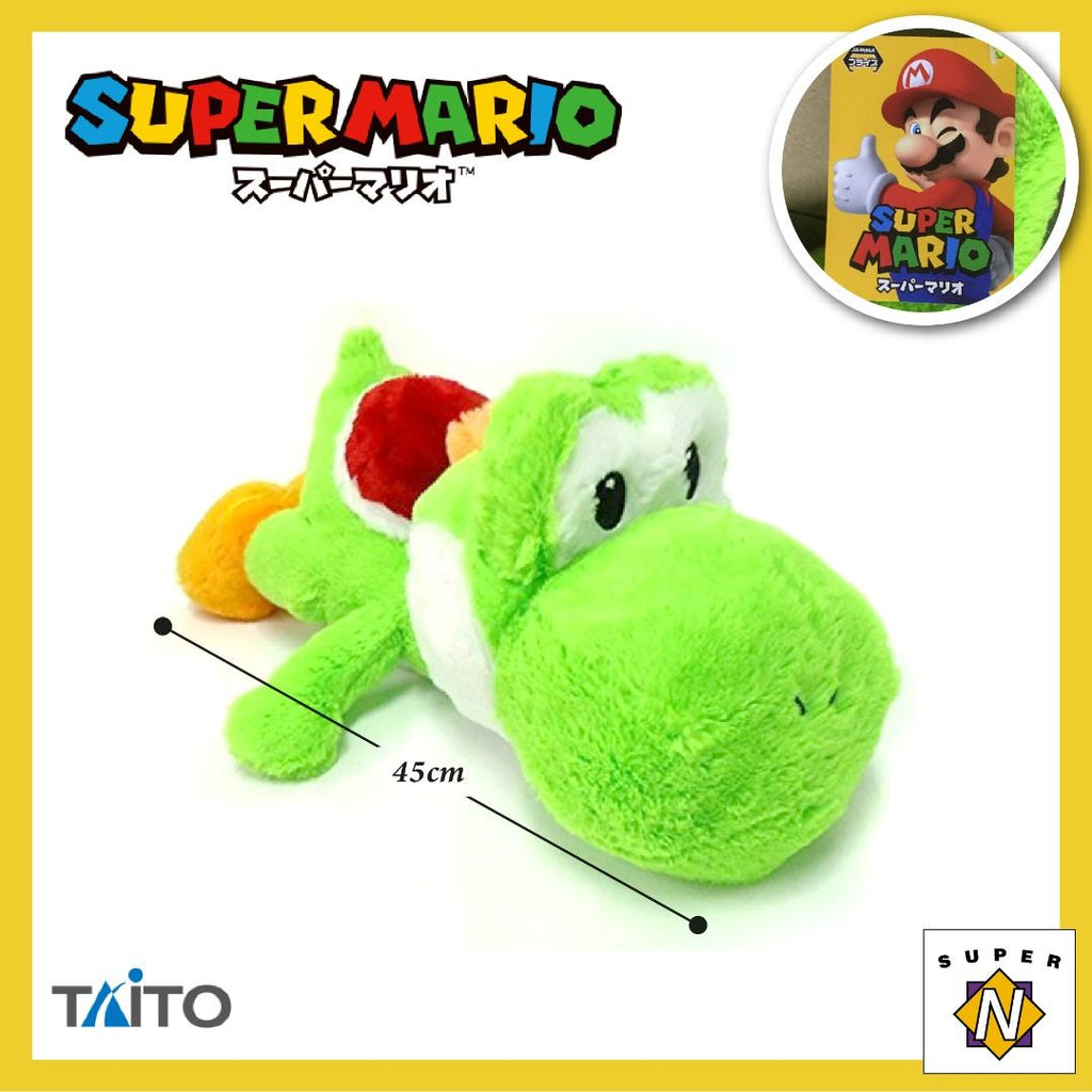 Super Mario Yoshi Fluffy Big Plush Taito